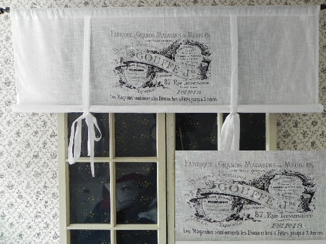 Hissgardin "Grands Magasin" - 120 cm